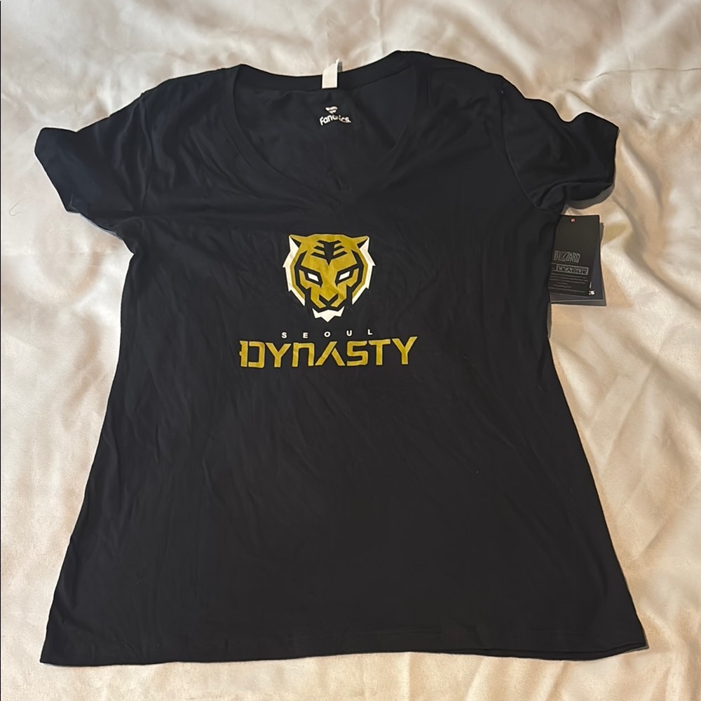 Fanatics Black and Gold Short Sleeve Tee